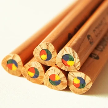 Новое поступление, MARCO 6403, 4 вида цветов, радужный карандаш, толстый треугольный шест, удобная ручка для граффити, Бесплатная доставка