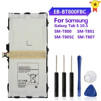 Сменный аккумулятор для планшета EB-BT800FBC EB-BT800FBE EB-BT800FBU для Samsung GALAXY Tab S 10,5 T800 T801 SM-T805C SM-T807 7900 мАч