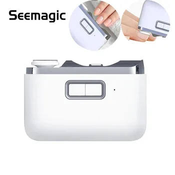 Youpin Seemagic 2в1 Электрические Полировальные Автоматические Кусачки для ногтей с легким триммером для маникюра Безопасны для ухода за ребенком и взрослыми