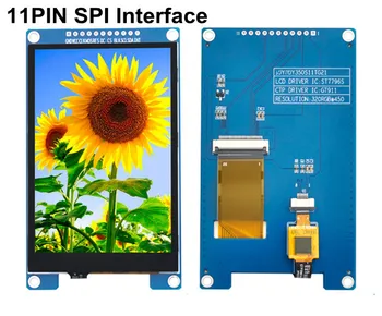 3,5-дюймовый емкостный сенсорный экран 11P/20P/28P/32P SPI TFT LCD с печатной платой ST7796 IC IIC GT911 320 (RGB) * 480 8/16-битный параллельный