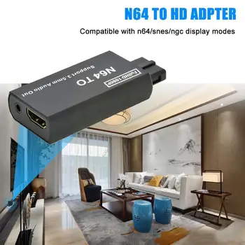 Для NGC/SNES/N64 В HDMI-совместимый конвертер-адаптер Для Nintend 64 Для GameCube Подключи и играй Полностью Цифровым кабелем L7T2