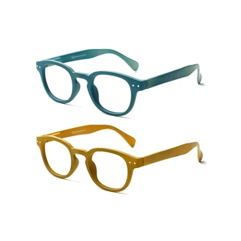 Очки для чтения BONCAMOR Для женщин, мужчин, Модная стеклянная оправа, 4 цвета пластика, легкие очки по рецепту