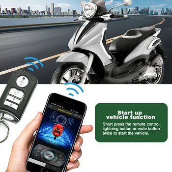 12 В Мотоциклетная Велосипедная сигнализация Пульт Дистанционного Управления Противоугонная система управления смартфонами высокой мощности