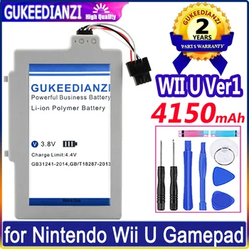 Новый Аккумулятор Bateria 4150mAh Batterie ARR-002 Для Nintendo Wii U, Геймпад Wii-U, Джойстик, Аккумулятор Большой Емкости